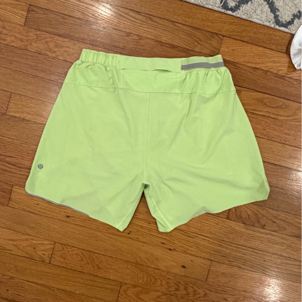 lululemon Light Green Athletic Shorts